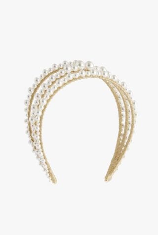 Jennifer Behr Fiorella pearl headband