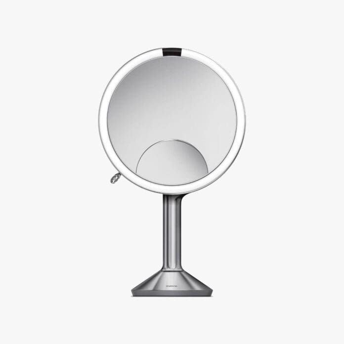 Simplehuman trio touch control mirror beauty tech