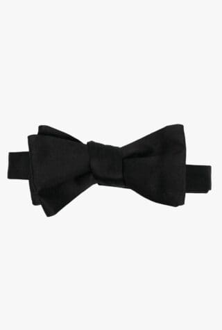 maison margiela silk bow tie