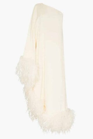 Taller-Marmo-Ubud-Asymmetric-Feather-Trim-Gown