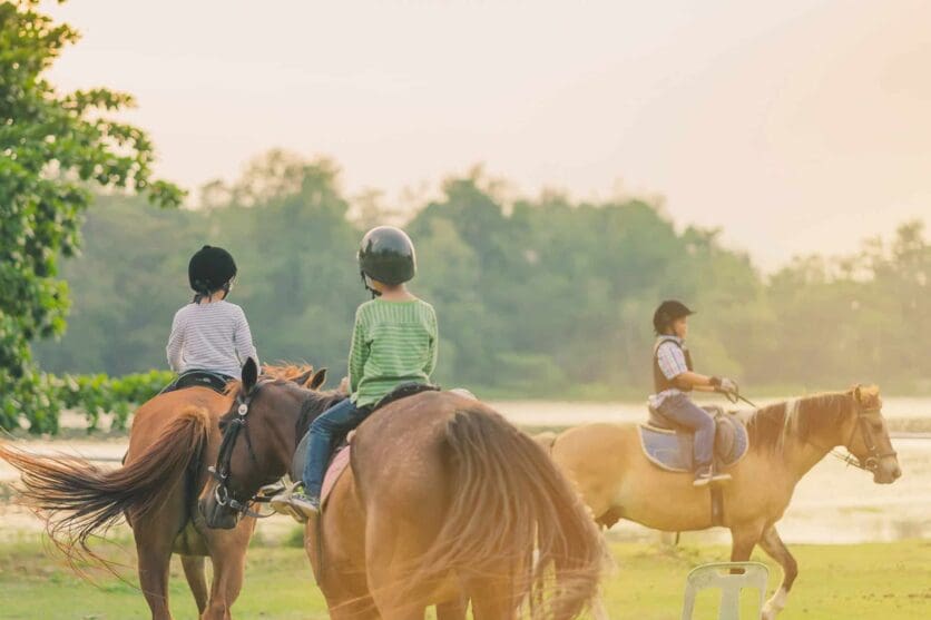 horse riding