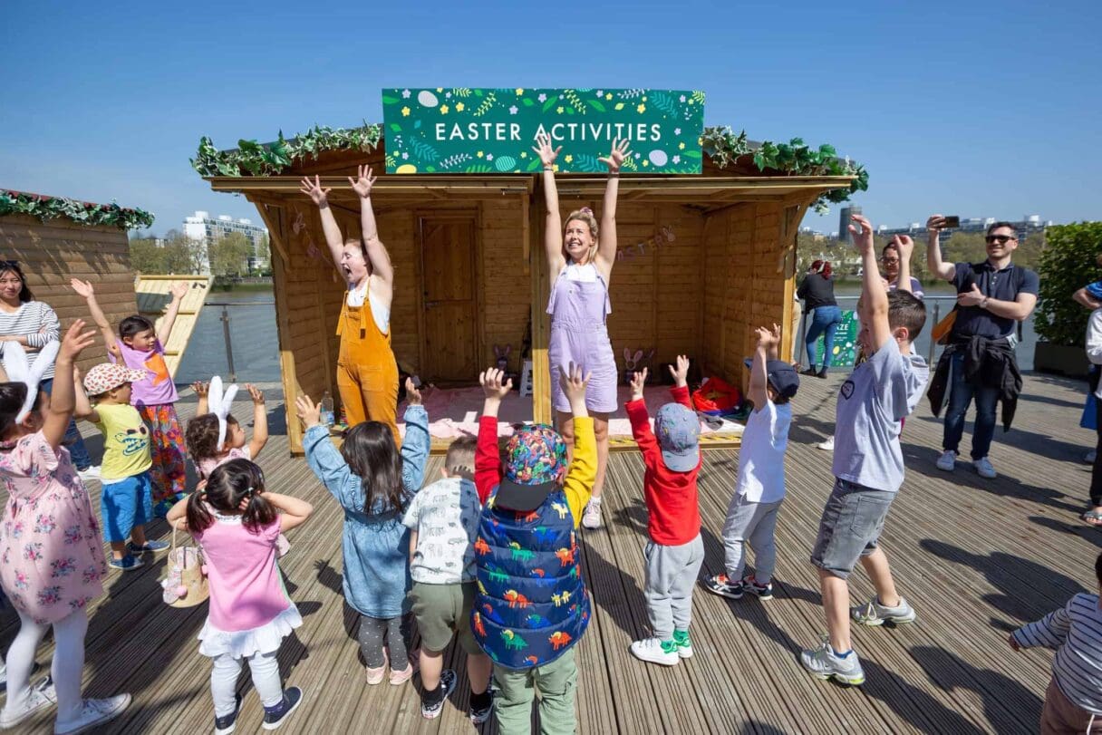 spring festival at battersea power station