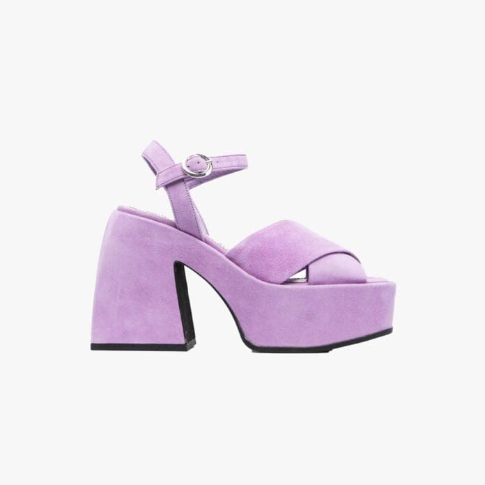 Nodaleto crossover-strap platform sandals