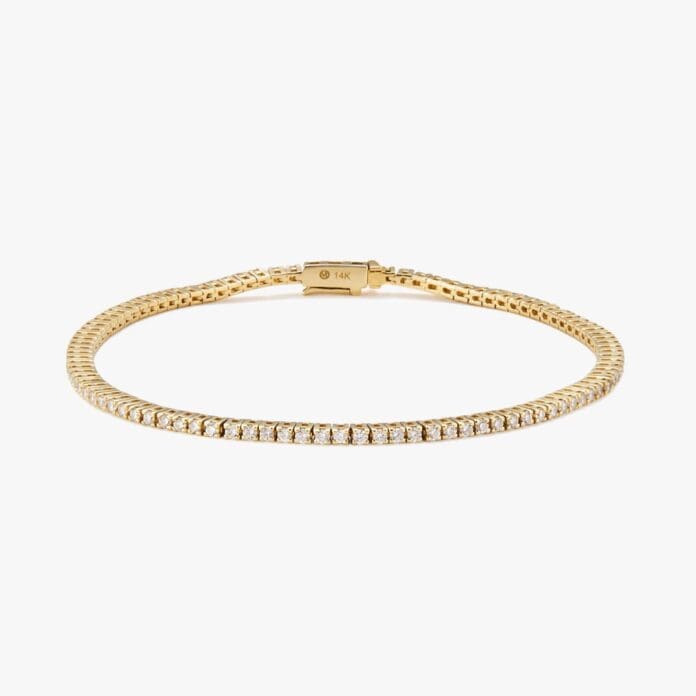 mejuri tennis bracelet