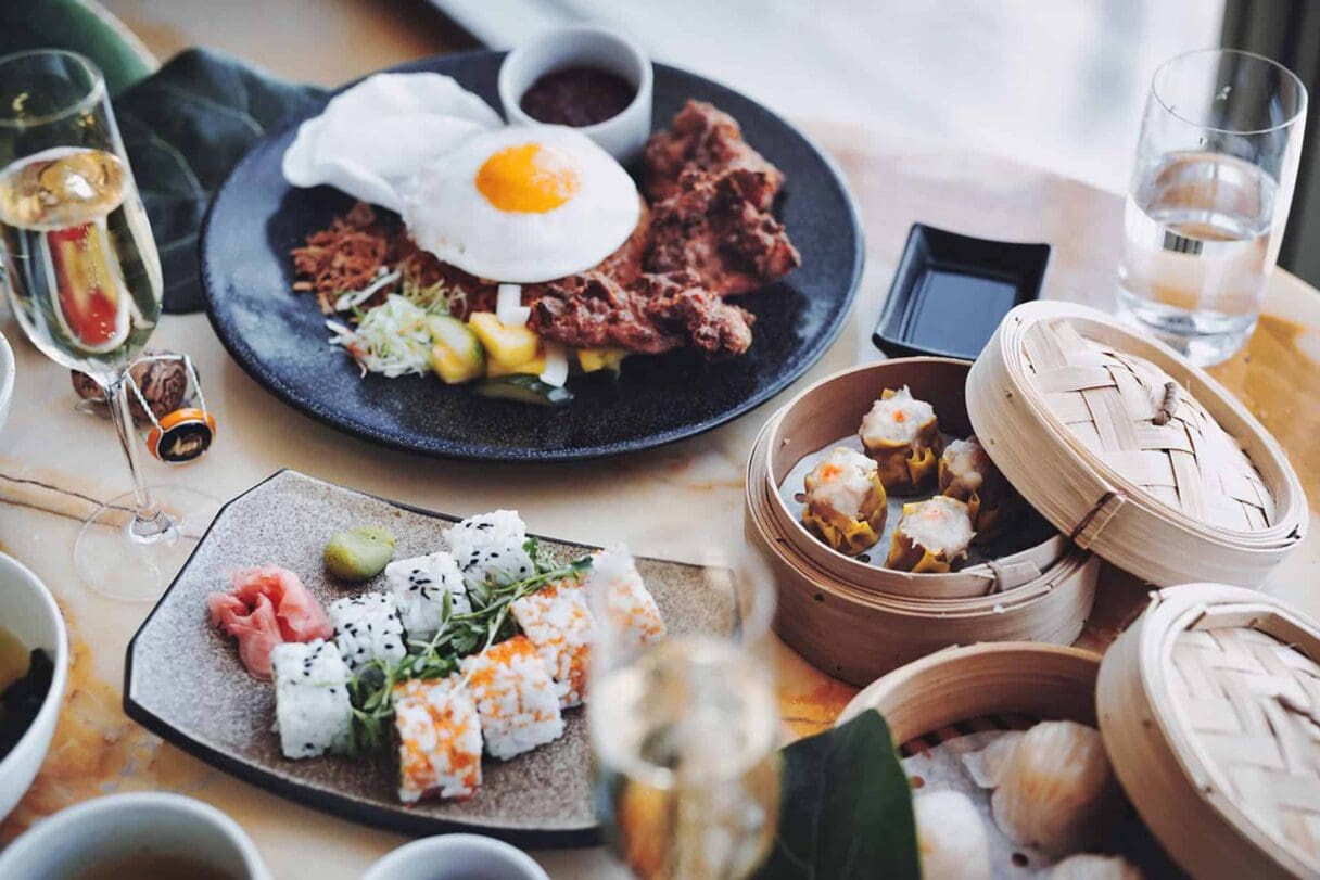 shangri-la sky brunch