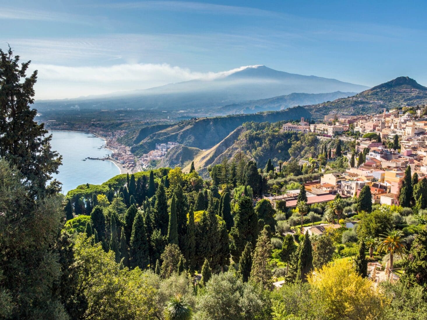 The bay of Giardini-Naxos