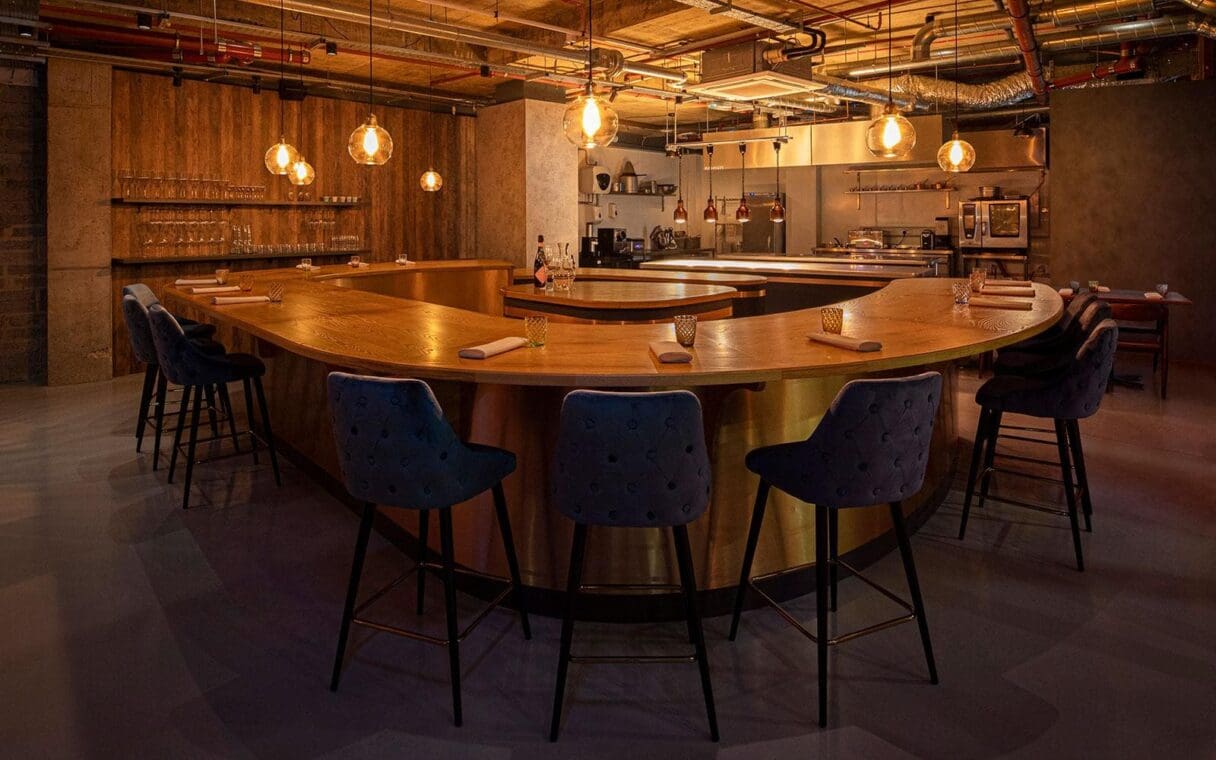 Behind restaurant Hackney