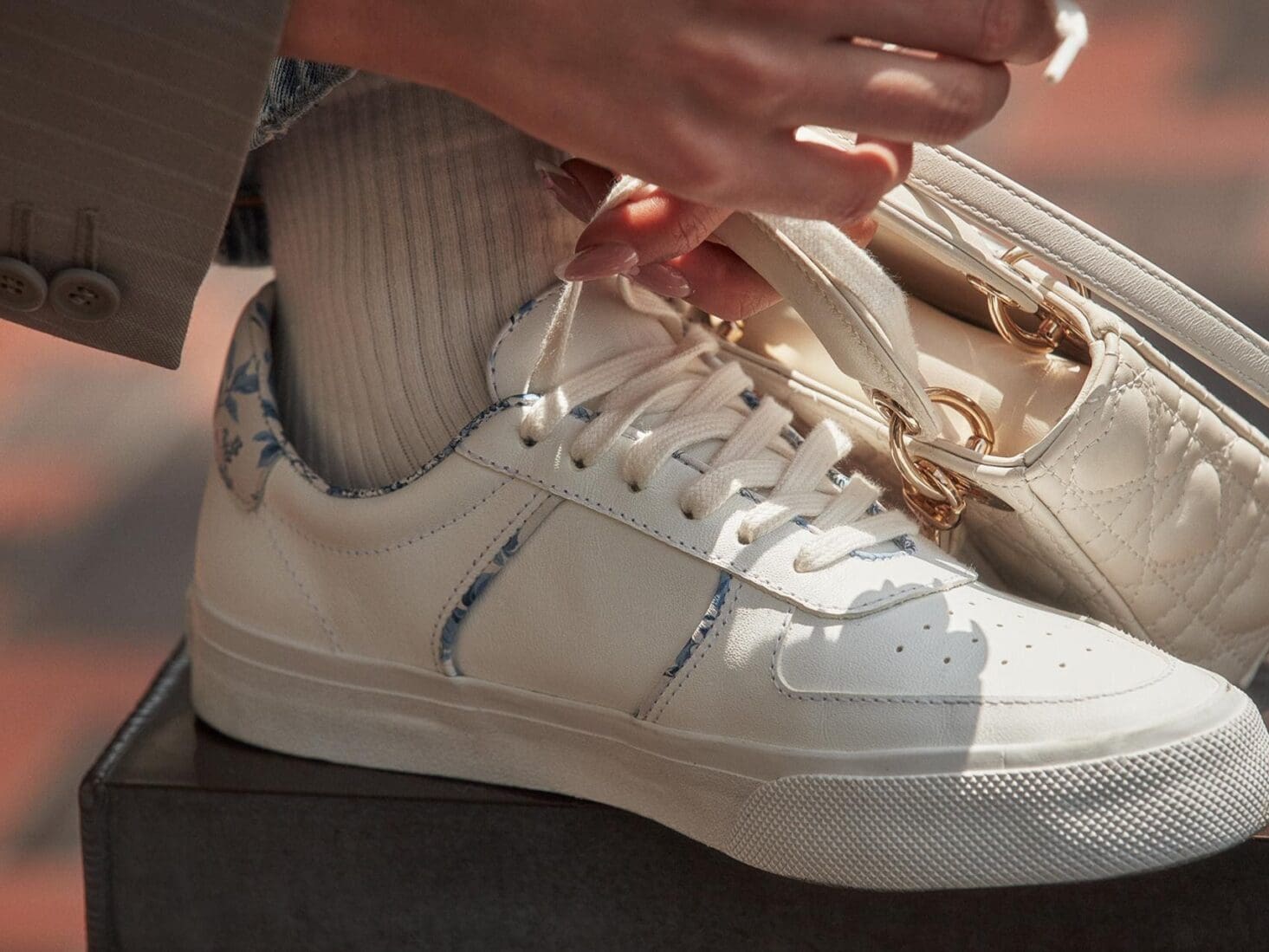 white trainers for women