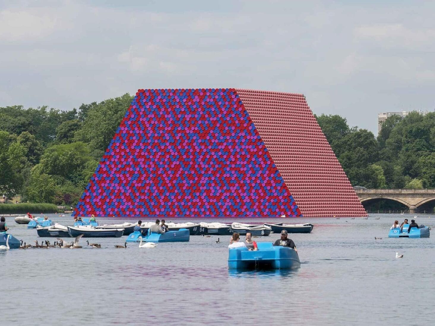 The Bulgarian installation artist brings his unique brand of big art to London’s Serpentine