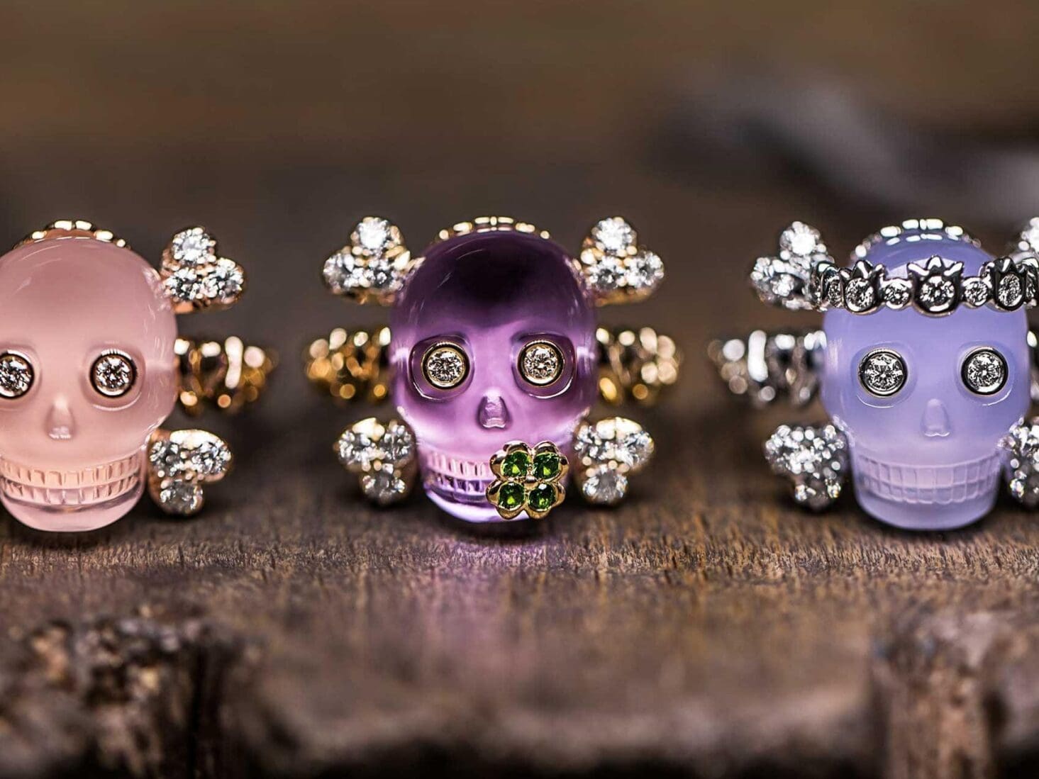 Tete de Mort Rings by Dior