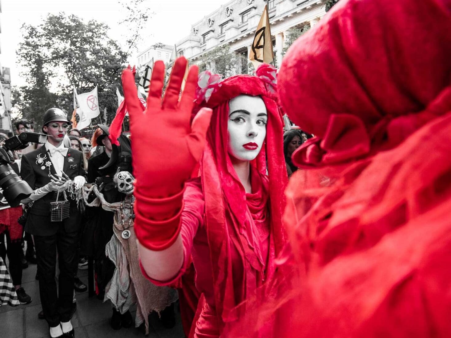 Extinction Rebellion London Fashion Week