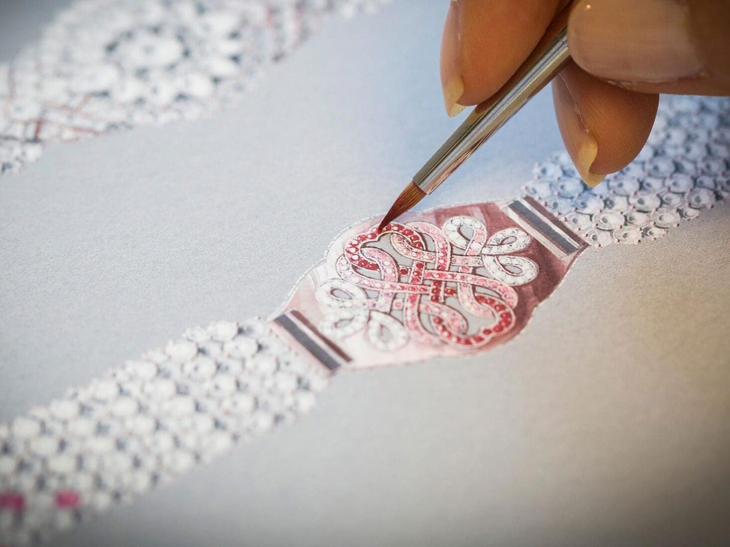Gouache van cleef and arpels