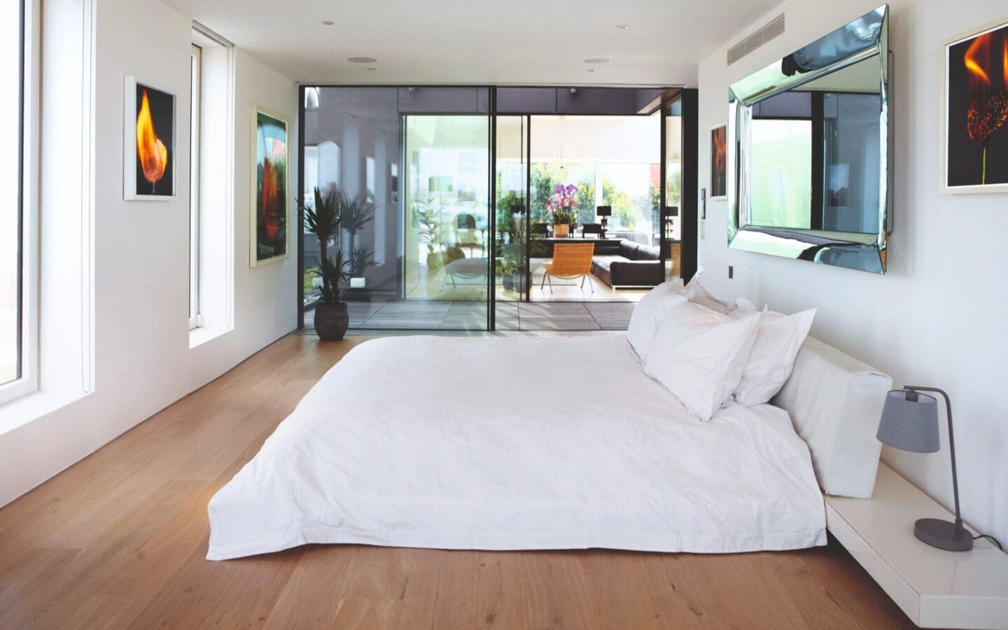 Inside Rankin's penthouse