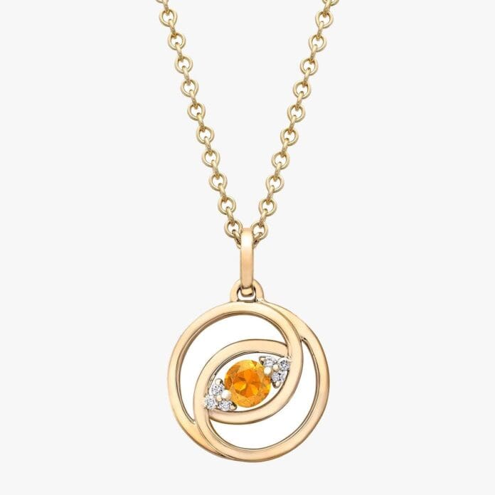 kiki mcdonough citrine necklace