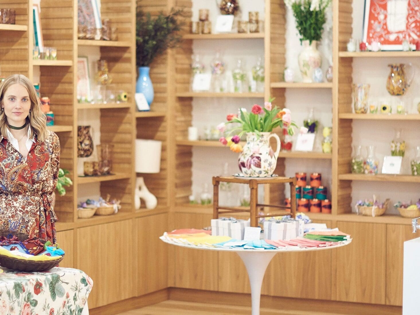 Petra Palumbo at her Mayfair pop-up