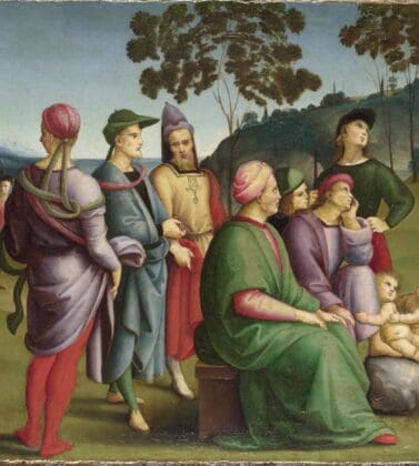 the procession to calvary by raphael