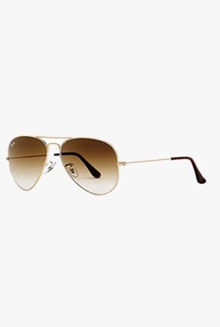 Ray Ban gold-tone aviator-style sunglasses notting hill carnival style