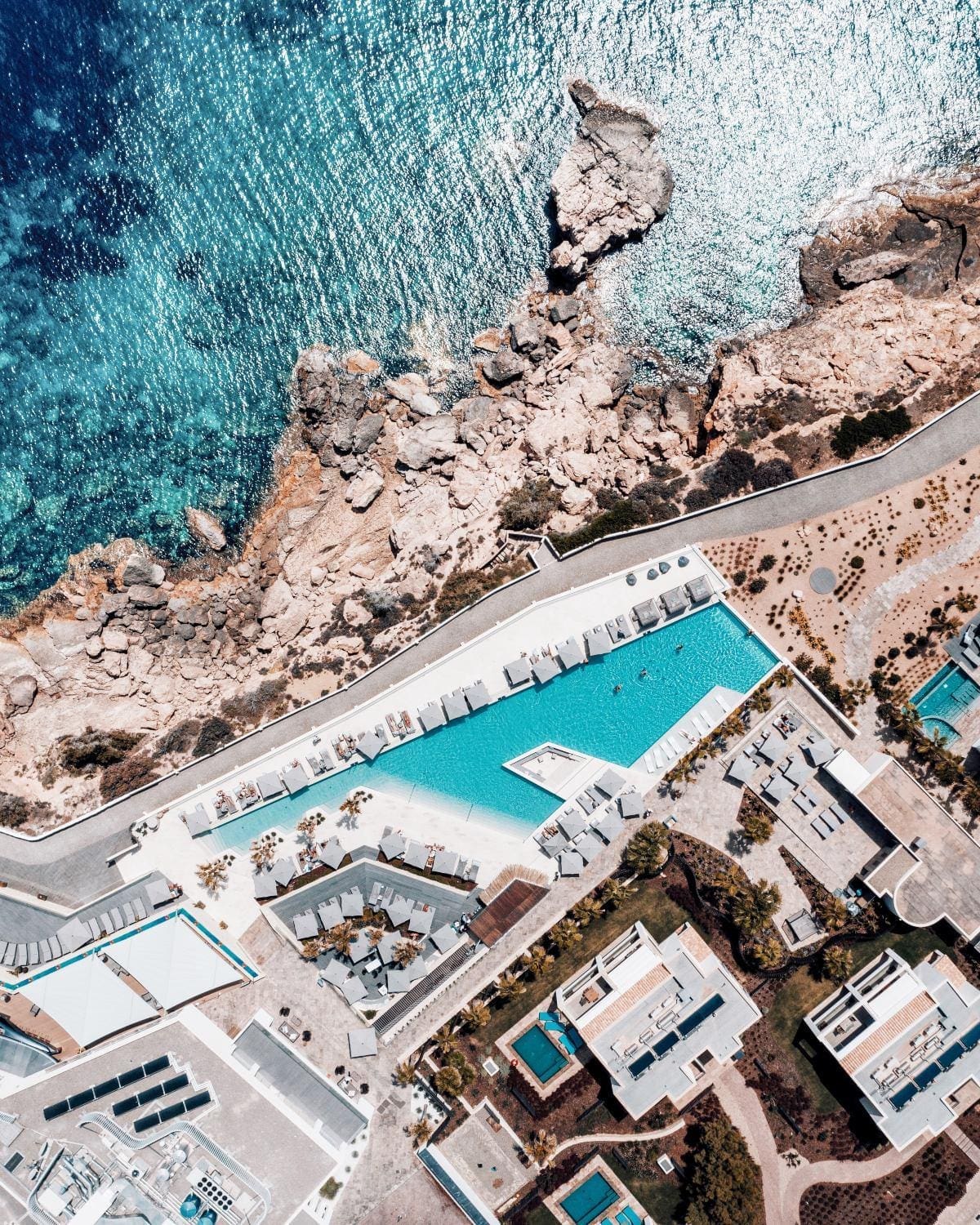 7Pines Resort Ibiza, from above
