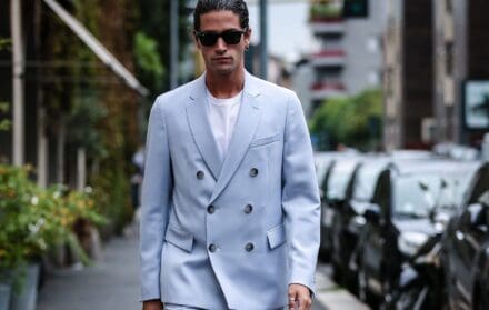 double-breasted suit