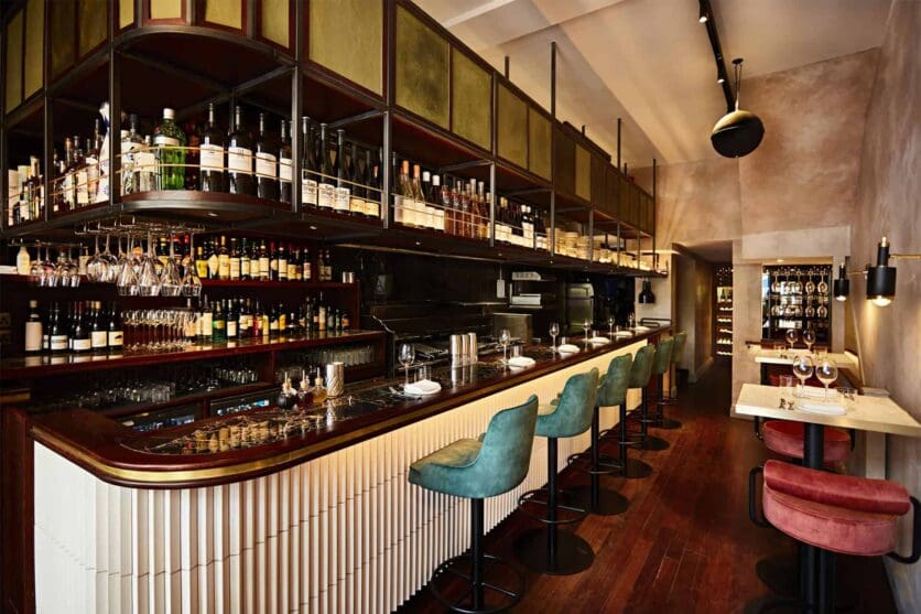 Caia, Notting Hill - bar with seats