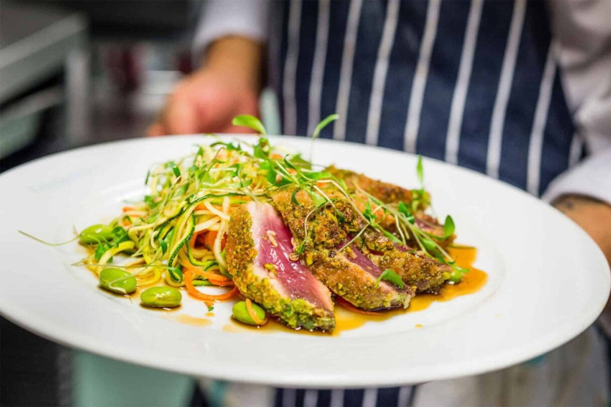 Fredericks restaurant, Islington - food