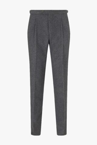 New & Lingwood double-breasted suit trousers