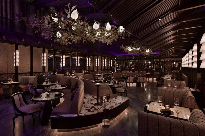 Tattu, Denmark Street - dining room