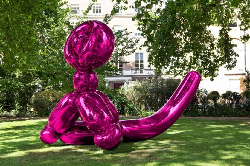 Jeff Koons Balloon Monkey (Magenta)