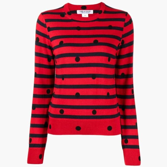 Comme des Garçons striped jumper