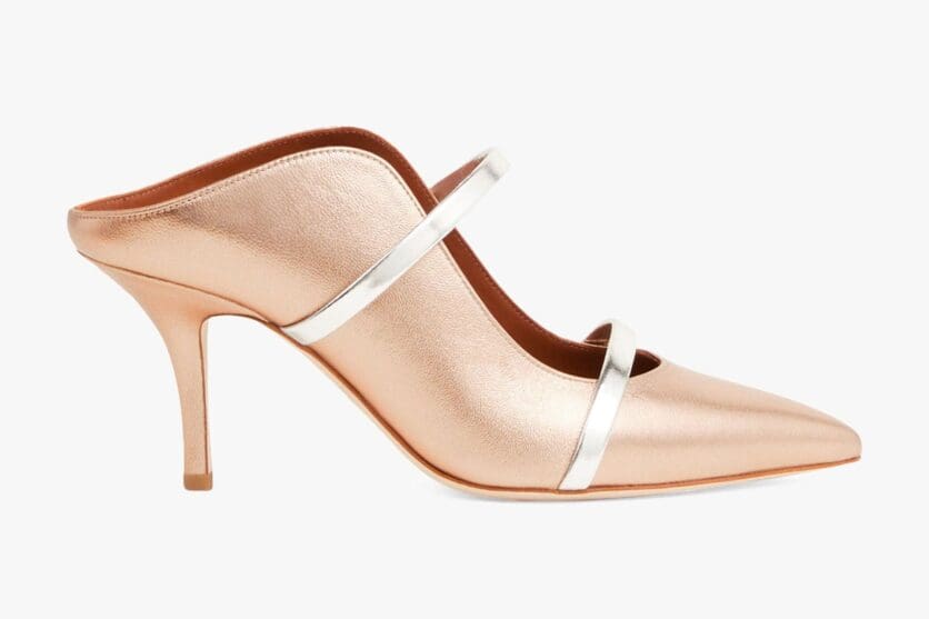 malone souliers maureen pumps gold