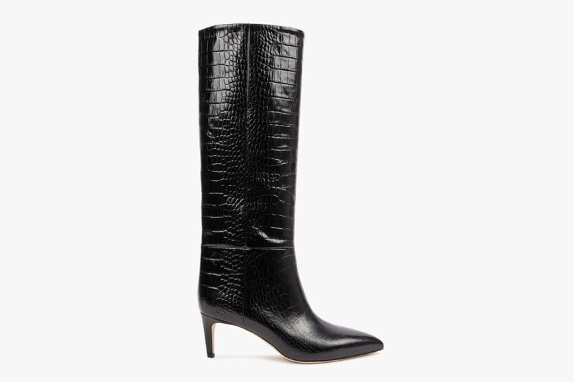 paris texas croc effect boots
