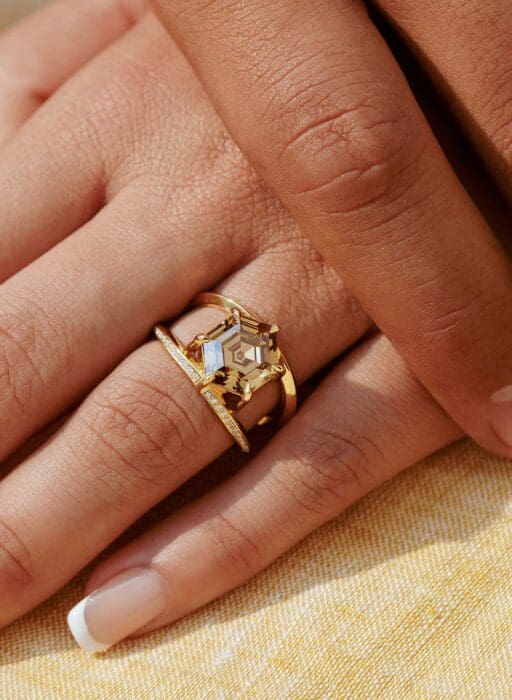 Rachel Boston engagement ring