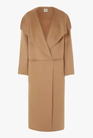 toteme camel coat