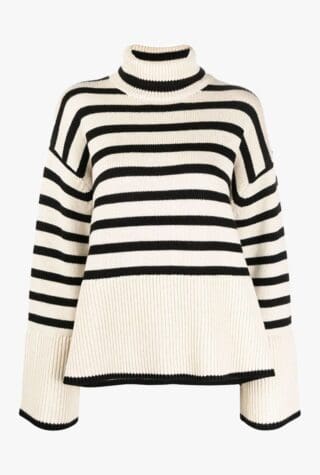Totême striped roll-neck jumper