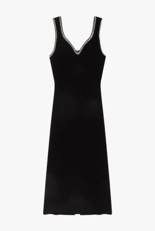 maje knit maxi dress