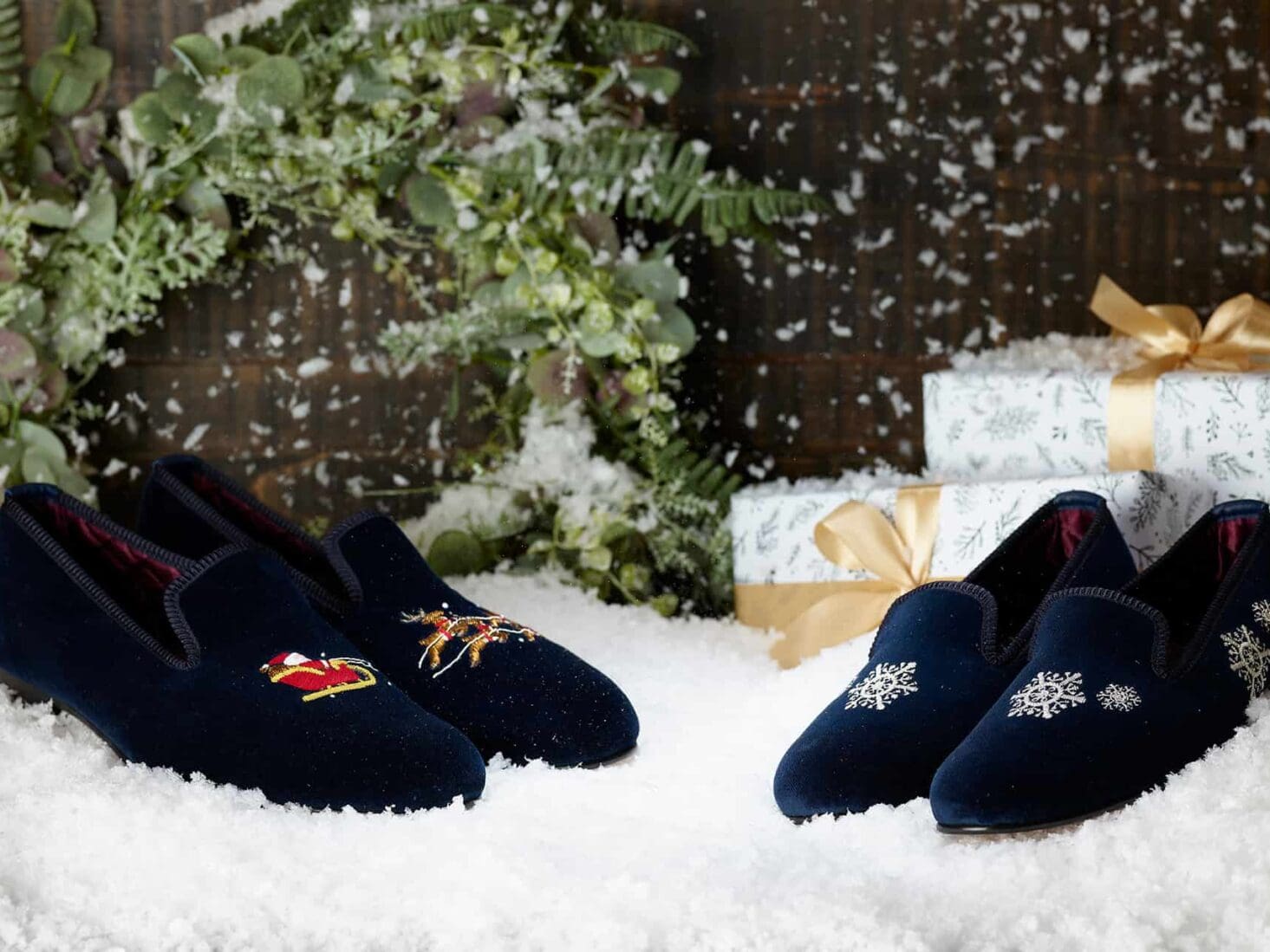 crockett & jones velvet slippers