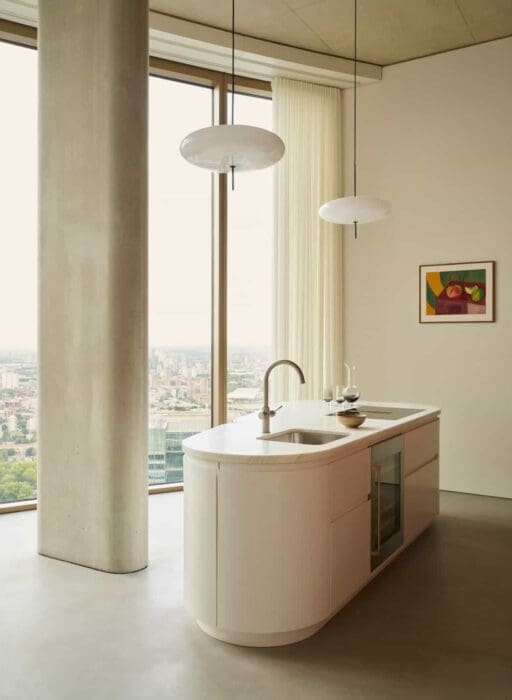 One Park Drive penthouse designed by Tom Dixon