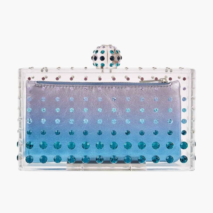 aquazurra clutch bag