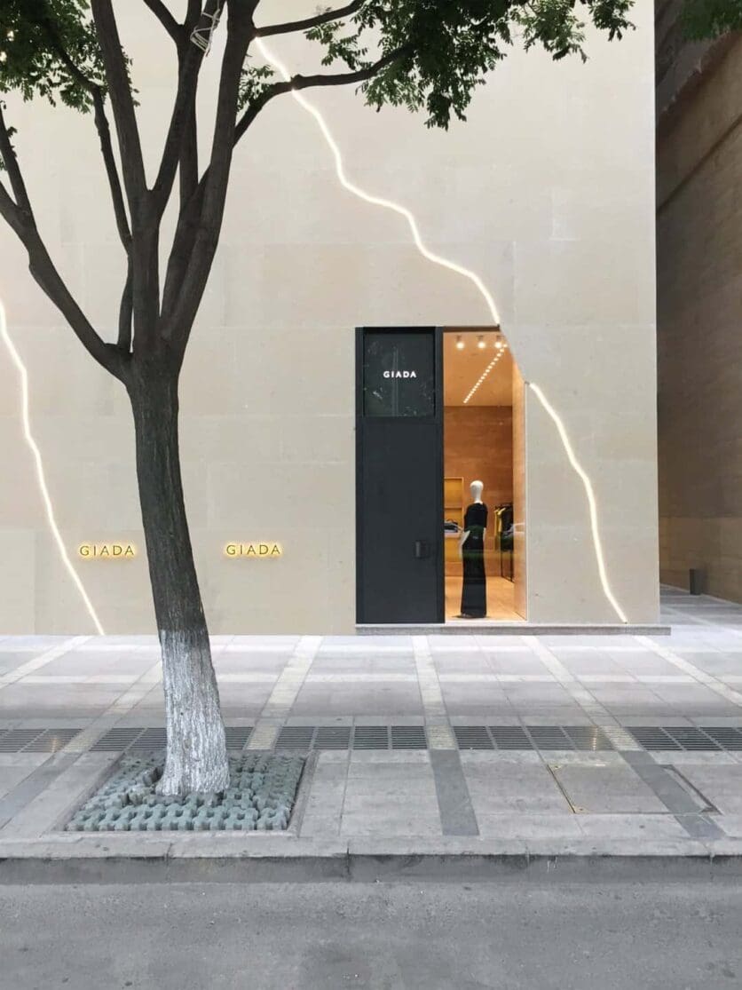 Claudio Silvestrin Giada store in Milan