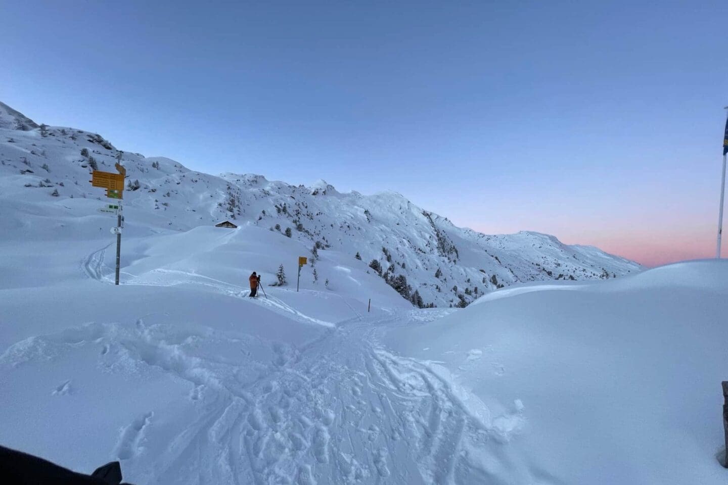 Splitboarding in Verbier