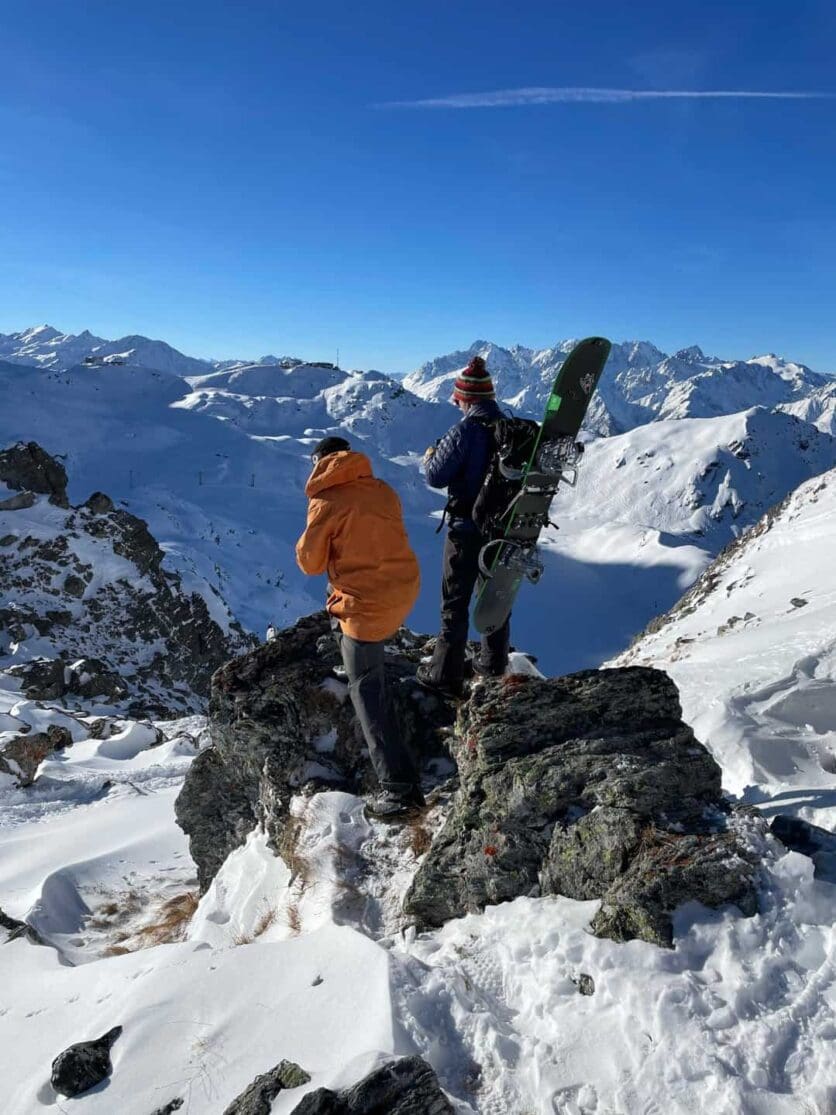 Splitboarding in Verbier