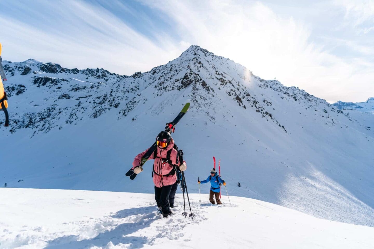 Splitboarding in Verbier