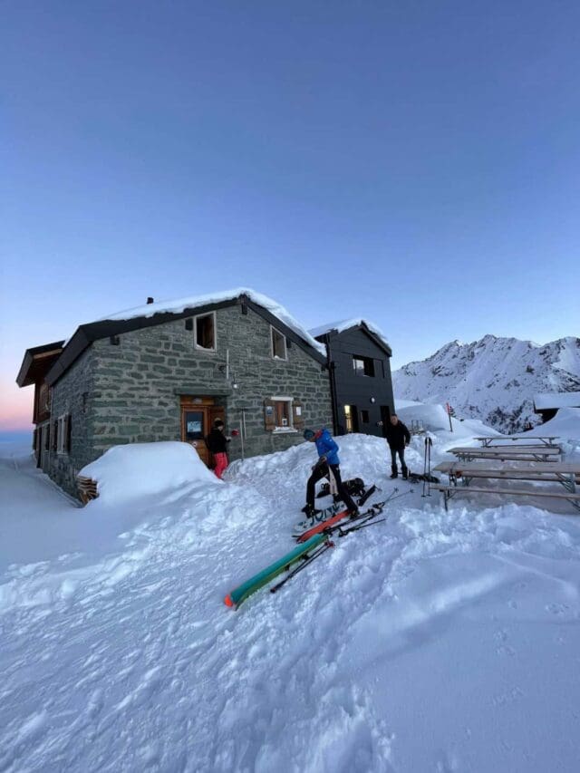 Splitboarding in Verbier