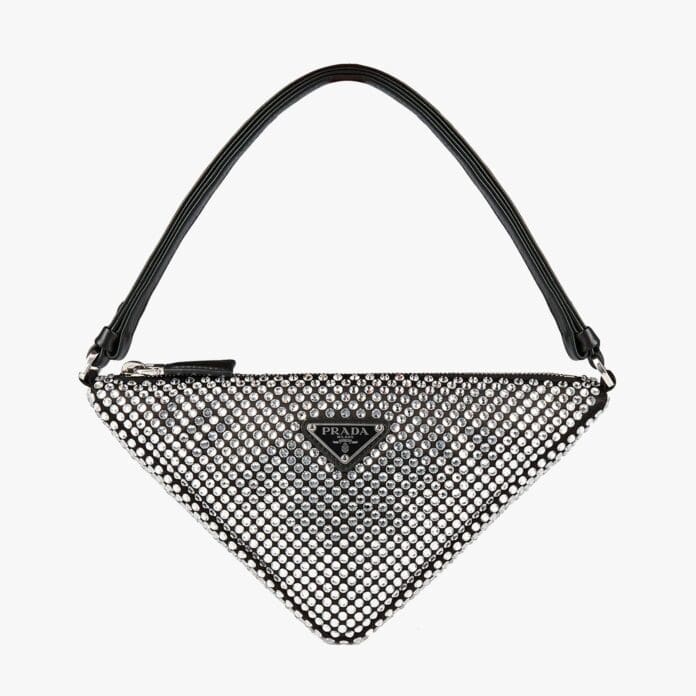 prada triangle bag