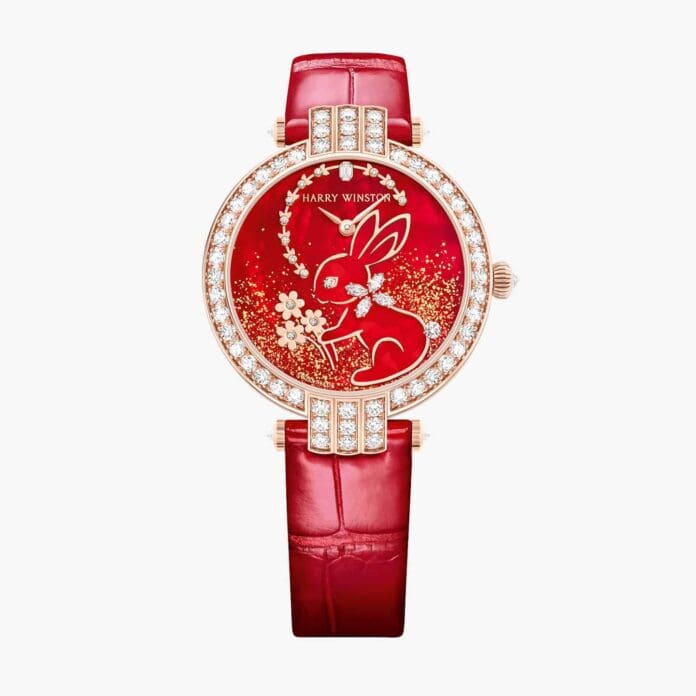 harry winston year of the rabbit watch
