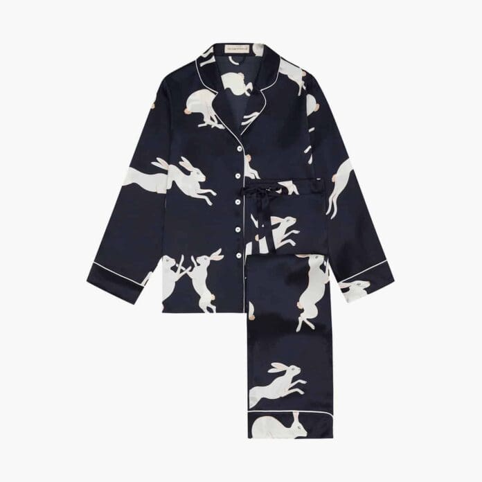 olivia von halle lila rabbit pyjamas