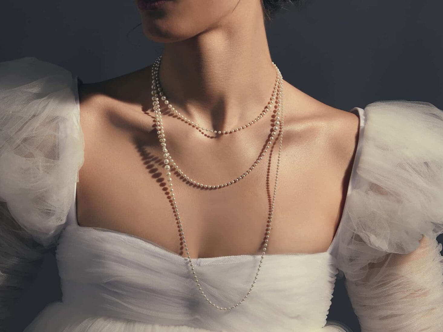 pearl necklaces