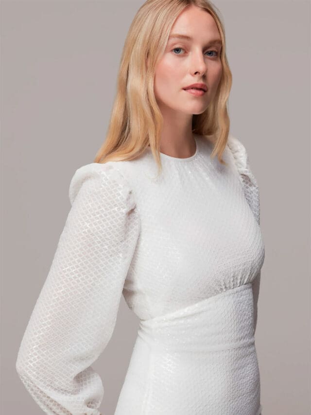 Whistles Loretta wedding dress