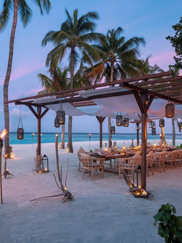hurawalhi maldives beach dining adults-only hotels Maldives