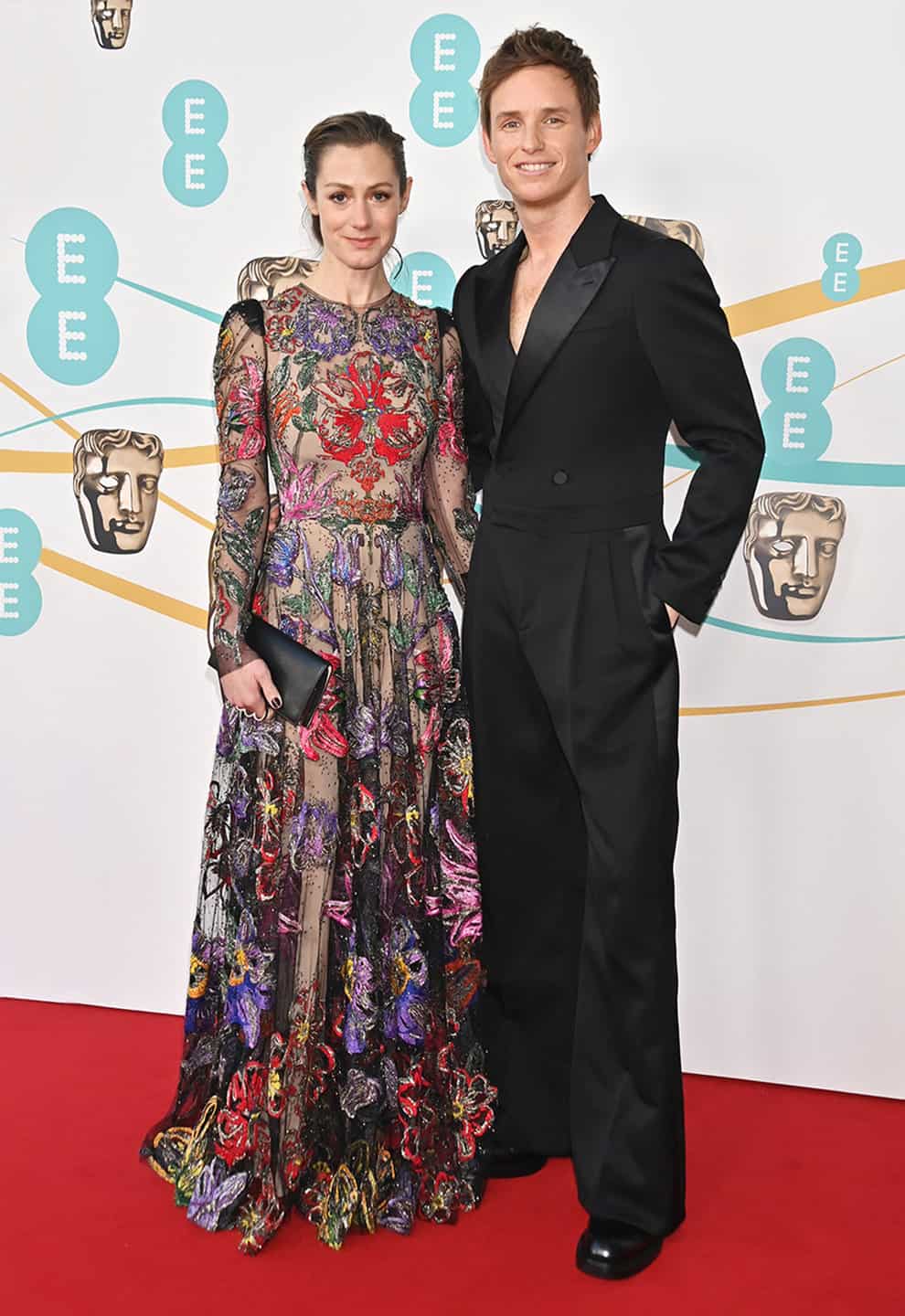 hannah and eddie redmayne baftas 2023